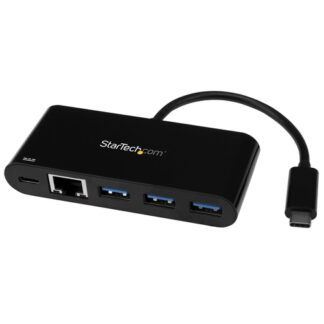 Adattatore di rete Startech.Com US1GC303APD Type C + Hub 3 Porte Black Adattatore di rete (ord.min.1.00unità)