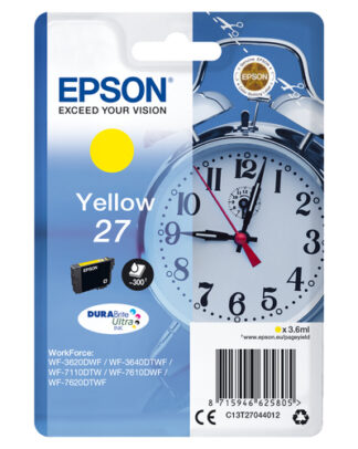 Cartuccia stampante Cartuccia stampante Epson C13T27044012 DURABRITE ULTRA T27 (ord.min.1.00 unità)