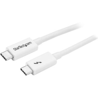 Cavo Thunderbolt Cavo Thunderbolt Startech.Com TBLT3MM1MW 3 20Gbps 1M White (ord.min.1.00 unità)