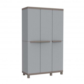 Armadio plastica Armadio plastica Terry 1002812 C RATTAN 102A Grigio e Tortora (ord.min.1.00 unità)
