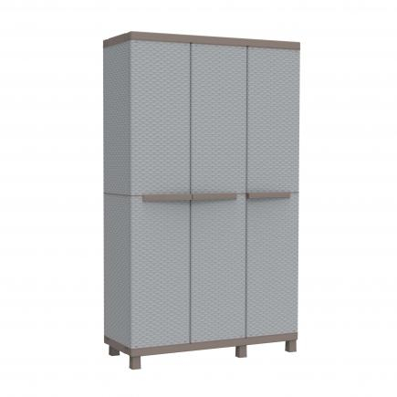 Armadio plastica Armadio plastica Terry 1002812 C RATTAN 102A Grigio e Tortora (ord.min.1.00 unità)