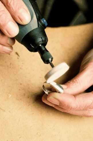 Feltro miniutensile Feltro miniutensile Dremel 26150422JA dischetti lucidanti per perno 40 (ord.min.1.00 unità)