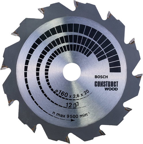 Lama a disco sega circolare Lama a disco Bosch 2608640630 CONSTRUCT WOOD (ord.min.1.00 unità)
