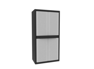 Armadio plastica Terry 1002205 JUMBO QBLACK 3900 Grigio e Nero Armadio plastica (ord.min.1.00unità)