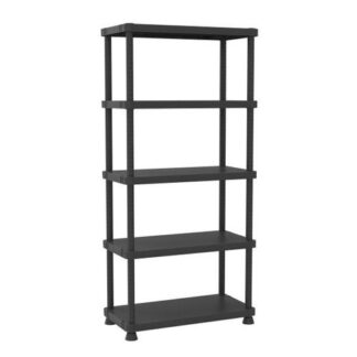 Scaffale in kit Scaffale Terry 1002525 12045 5C Nero (ord.min.1.00 unità)