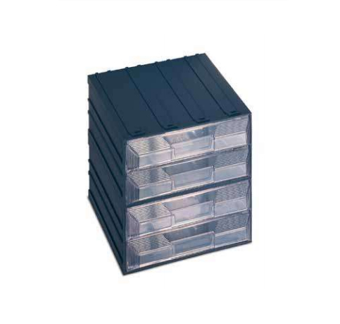 Porta minuteria Porta minuteria Terry 1000020 VISION BLOK N 6P 4C Nero (ord.min.1.00 unità)