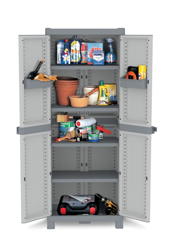 Armadio plastica Armadio plastica Terry 1002566 WAVE Base 2007 Grigio chiaro e scuro (ord.min.1.00 unità)