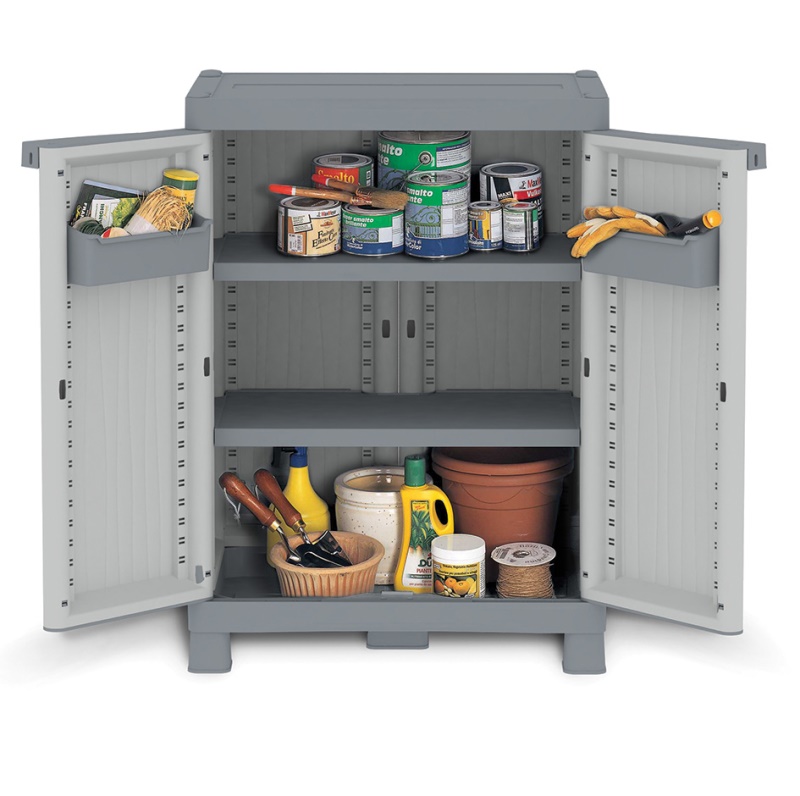 Armadio plastica Armadio plastica Terry 1002569 WAVE Base 700 Grigio chiaro e scuro (ord.min.1.00 unità)