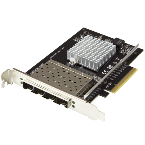 Scheda di rete Scheda di rete Startech.Com PEX10GSFP4I Pci Express a 4 porte Sfp+ (ord.min.1.00 unità)