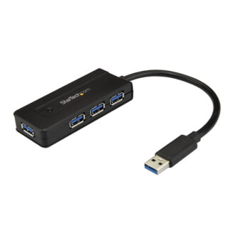 Hub USB Hub USB Startech.Com ST4300MINI 3.0 Black (ord.min.1.00 unità)