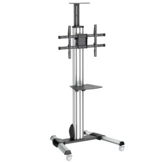 Carrello porta tv e monitor Carrello monitor Startech.Com STNDMTV70 One Touch Silver e Black (ord.min.1.00 unità)