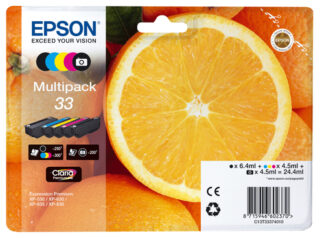 Set cartucce stampante Set cartucce stampante Epson C13T33374021 CLARIA Multipack 33 (ord.min.1.00 unità)