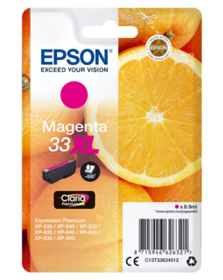 Cartuccia stampante Cartuccia stampante Epson C13T33634012 CLARIA 33 XL (ord.min.1.00 unità)