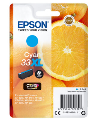 Cartuccia stampante Cartuccia stampante Epson C13T33624012 CLARIA 33 XL (ord.min.1.00 unità)