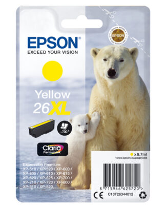 Cartuccia stampante Cartuccia stampante Epson C13T26344012 CLARIA 26 XL (ord.min.1.00 unità)