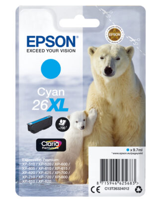 Cartuccia stampante Cartuccia stampante Epson C13T26324012 CLARIA 26 XL (ord.min.1.00 unità)
