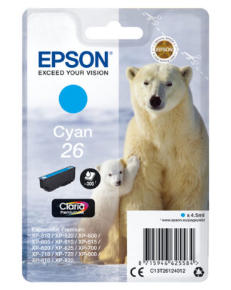 Cartuccia stampante Cartuccia stampante Epson C13T26124012 CLARIA 26 (ord.min.1.00 unità)