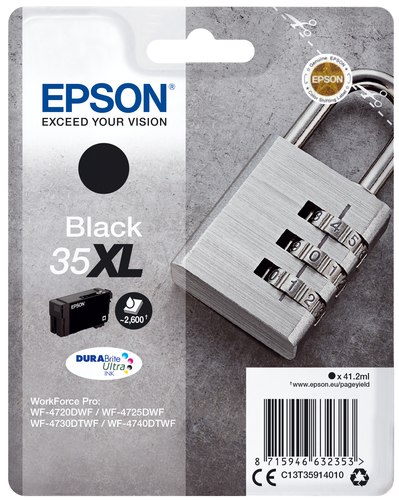 Cartuccia stampante Cartuccia stampante Epson C13T35914010 DURABRITE ULTRA 35 XL (ord.min.1.00 unità)