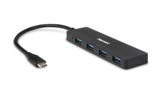 Hub USB Hub USB Hamlet XHUB4031TC 3.1 Black (ord.min.1.00 unità)