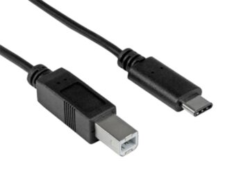 Cavo adattatore Cavo adattatore Hamlet XCTC U2B100 Usb 3.1 Type C Type B Black (ord.min.1.00 unità)