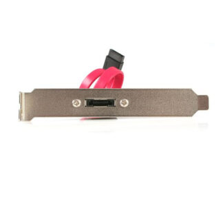 Cavetto interno Cavetto interno Startech.Com ESATAPLATE1 Staffa 1 Porta Sata a Esata (ord.min.1.00 unità)