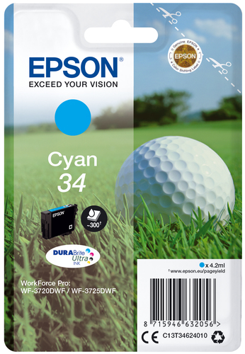 Cartuccia stampante Cartuccia stampante Epson C13T34624010 DURABRITE ULTRA 34 (ord.min.1.00 unità)