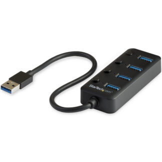 Hub USB Hub USB Startech.Com HB30A4AIB 3.0 Black (ord.min.1.00 unità)