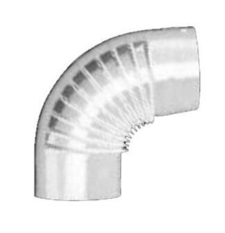 Curva canna fumaria Save Fumisteria B1203 CLASSIC A 90 Bianco Curva canna fumaria (ord.min.1.00unità)