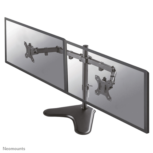 Supporto monitor TV scrivania Supporto monitor TV scrivania Neomounts FPMA D550DDBLACK Dual Black (ord.min.1.00 unità)