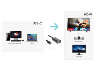 Adattatore video Adattatore video Hamlet XVAUC HDM4K Adapter Usb 3.1 Type C To Hdmi F B (ord.min.1.00 unità)