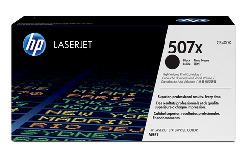 Toner Toner Hp CE400X LASERJET 507X (ord.min.1.00 unità)