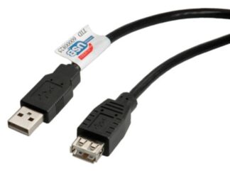 Cavo USB Cavo USB Itb RO11 02 8947 2.0 Extension Black (ord.min.1.00 unità)