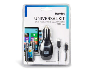 Caricabatterie accendisigari Caricabatterie accendisigari Hamlet XPW12MOB Universal Kit Black (ord.min.1.00 unità)