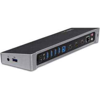 Hub multiporta HUB Startech.Com USB3DOCKH2DP Docking Station Usb 3.0 Black e Grey (ord.min.1.00 unità)