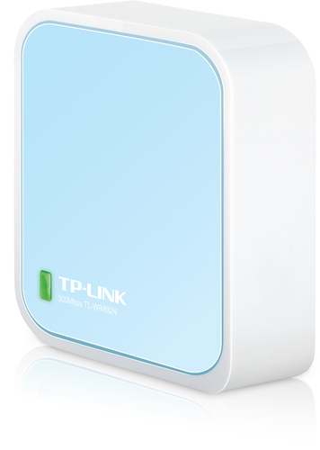 Router Router Tp Link TL WR802N Client Router N300 White e Blue (ord.min.1.00 unità)