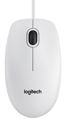 Mouse Mouse Logitech 910 003360 B SERIES B100 Wired Bianco (ord.min.1.00 unità)