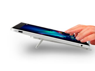 Supporto tablet Supporto tablet Hamlet XZPADTMS TABLET STAND Aluminium Silver (ord.min.1.00 unità)