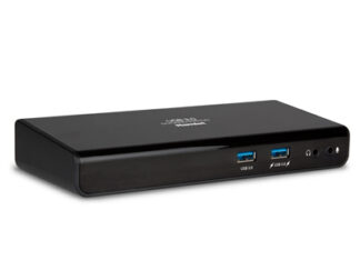 Hub multiporta HUB Hamlet HDOCKS300 Docking Station Usb 3.0 Dual Display Black (ord.min.1.00 unità)