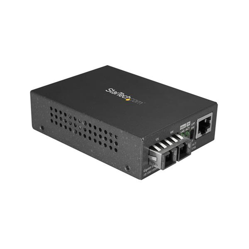 Convertitore rete Convertitore rete Startech.Com MCMGBSCMM055 Multimediale Gigabit Black (ord.min.1.00 unità)