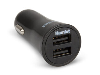 Caricabatterie accendisigari Caricabatterie accendisigari Hamlet XPW12U234 17W Fast Dual Black (ord.min.1.00 unità)