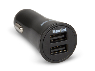 Caricabatterie accendisigari Caricabatterie accendisigari Hamlet XPW12U234 17W Fast Dual Black (ord.min.1.00 unità)