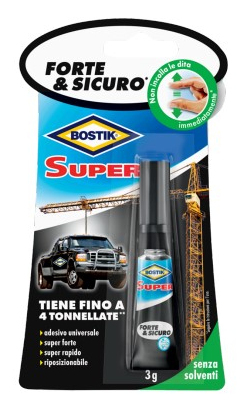 Colla universale Collante Uhu Bostik 65156 Superforte Trasparente (ord.min.1.00 unità)