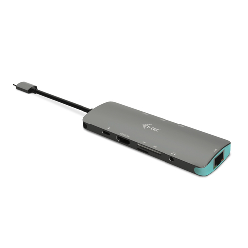Hub multiporta HUB i tec C31NANODOCKLANPD Nano Docking Station Pd 100W Grigio (ord.min.1.00 unità)