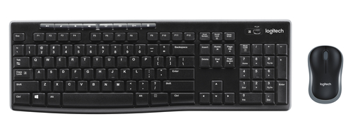 Tastiera e mouse Tastiera e mouse Logitech 920 004511 MK SERIES Mk270 Combo Black (ord.min.1.00 unità)