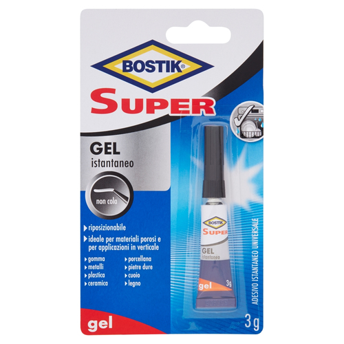 Colla universale Collante Uhu Bostik D2740 Super Gel Trasparente (ord.min.1.00 unità)