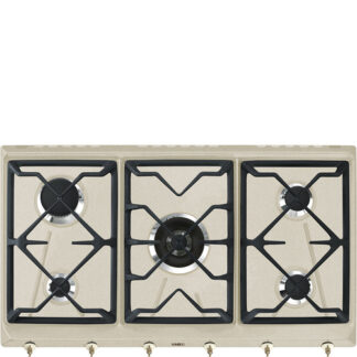Piano cottura gas Piano cottura gas Smeg COLONIALE SRV896AVOGH2 Avena (ord.min.1.00 unità)