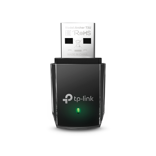 Adattatore WI FI Adattatore Tp Link ARCHER T3U V1 Ac1300 T3U Black (ord.min.1.00 unità)