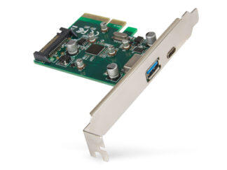 Scheda di espansione Scheda di espansione Hamlet HUSB312TCPCX Usb 3.1 Gen 2 (ord.min.1.00 unità)