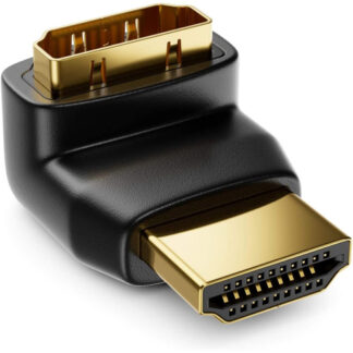 Connettore video Connettore video Techly IADAP HDMI L Hdmi M F 90 Verso il Basso Black (ord.min.1.00 unità)