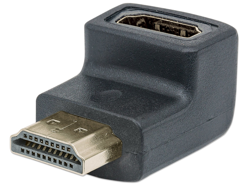 Connettore video Connettore video Techly IADAP HDMI 519 Hdmi M F 90 Black (ord.min.1.00 unità)
